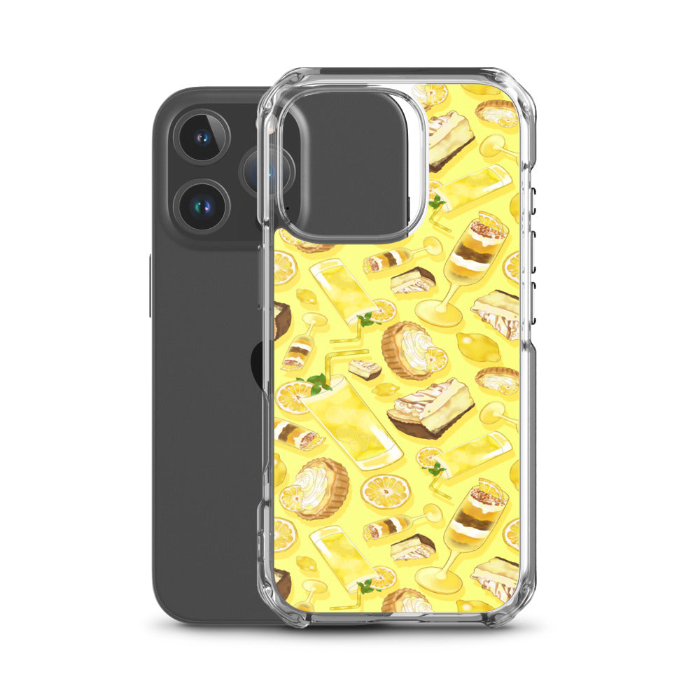 Lemon iPhone Clear Case (Yellow) - iPhone 16 Pro