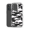 Cloudy Sky iPhone Clear Case (Black) - iPhone 16 Pro