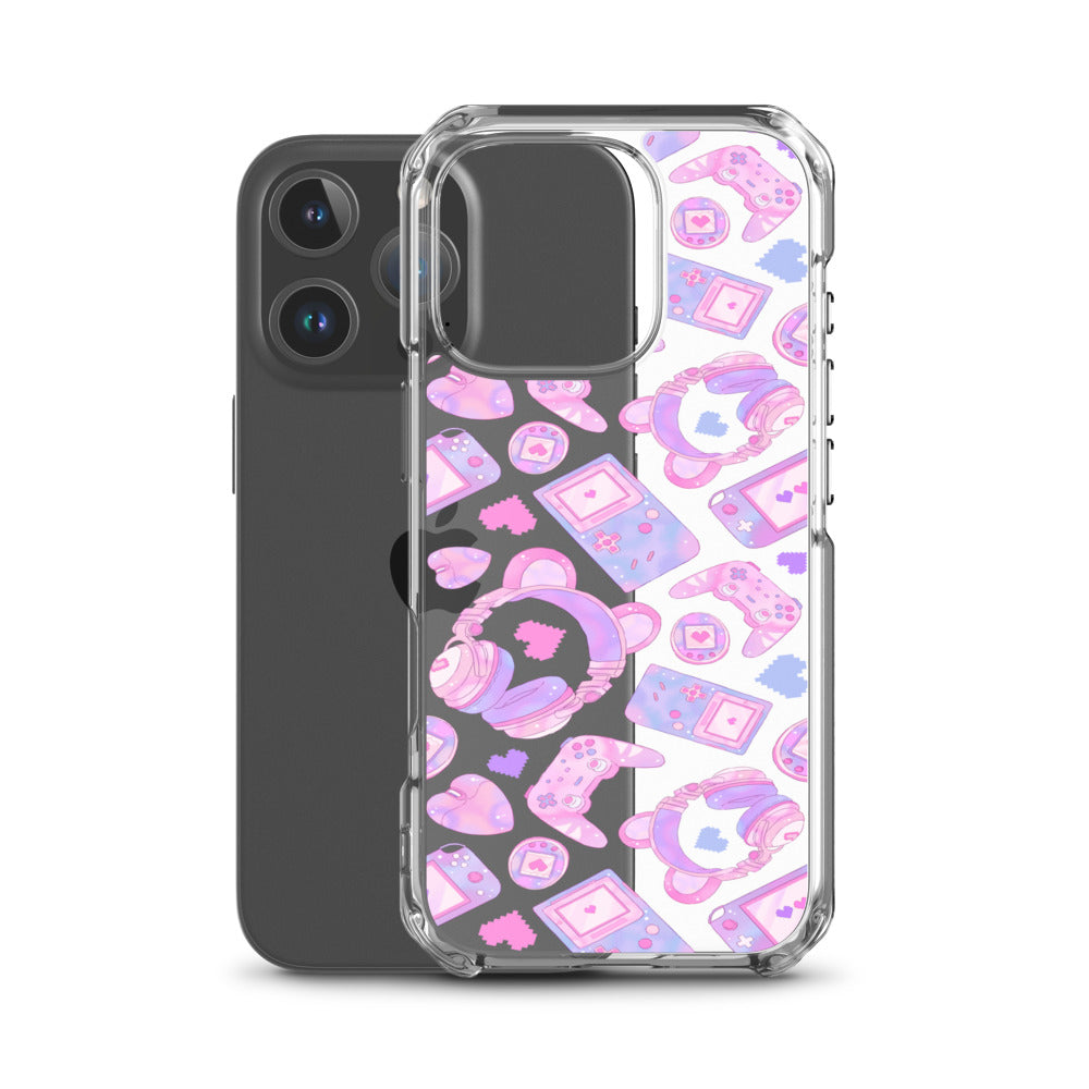 Gamer Girl iPhone Clear Case (Transparent) - iPhone 16 Pro