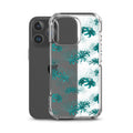 Higanbana iPhone Clear Case (Transparent Teal) - iPhone 16 Pro