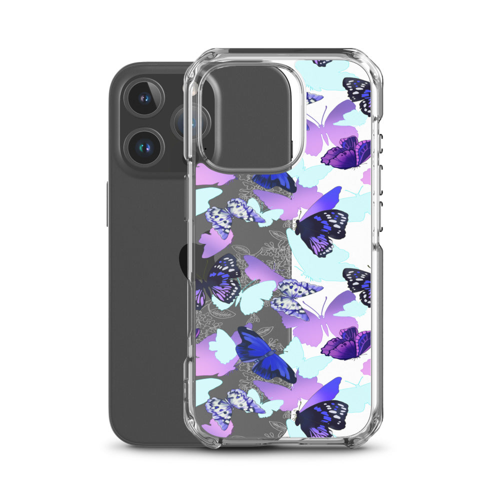 Butterfly iPhone Clear Case (Transparent) - iPhone 16 Pro