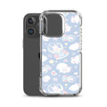 Snow Bunny iPhone Clear Case (Blue) - iPhone 16 Pro
