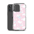 Snow Kitten iPhone Clear Case (Pink) - iPhone 16 Pro