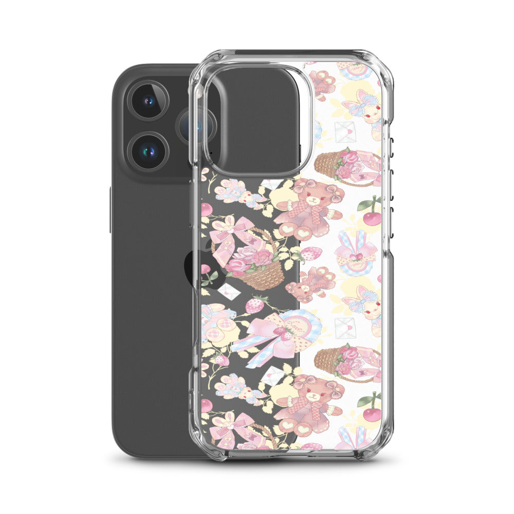 Sweet Teddy iPhone Clear Case (Transparent) - iPhone 16 Pro