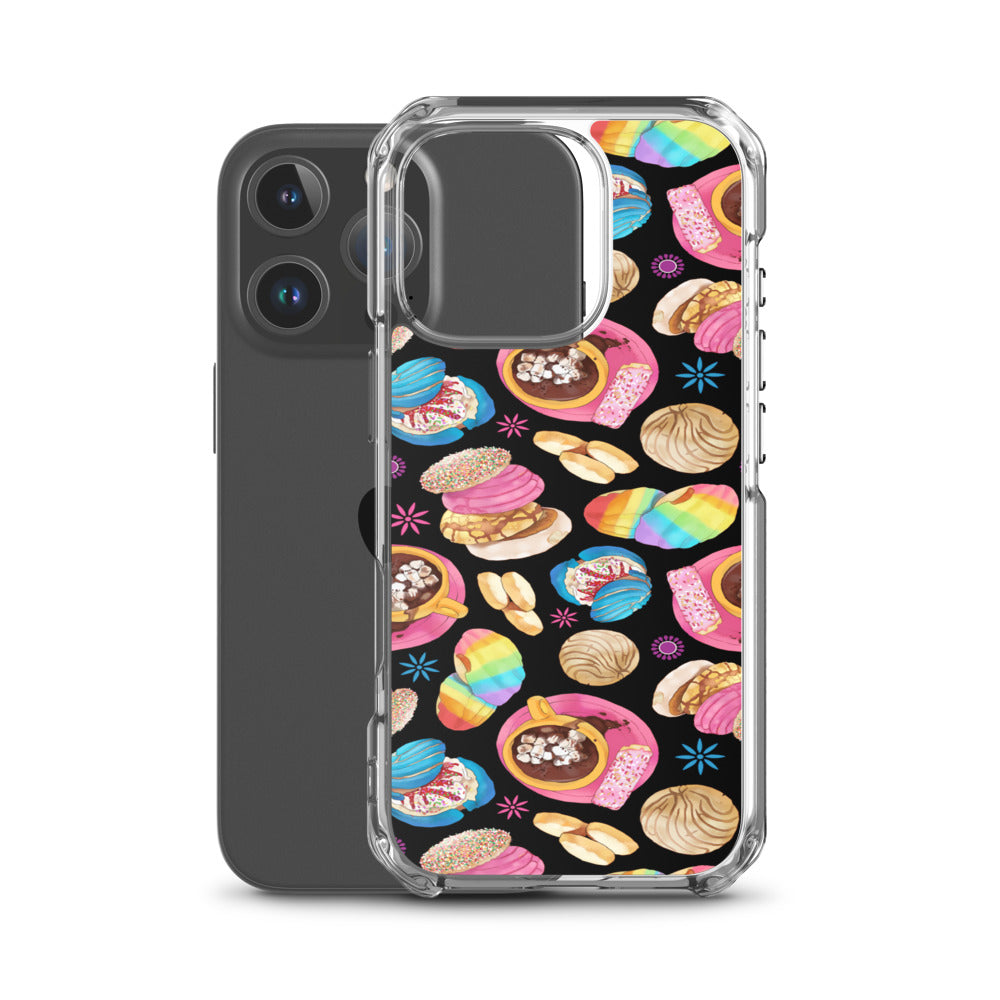 Pan Dulce iPhone Clear Case (Black) - iPhone 16 Pro