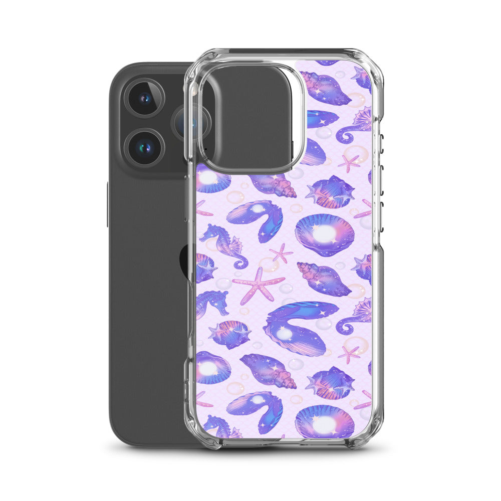 Sea Princess iPhone Clear Case (Indigo) - iPhone 16 Pro