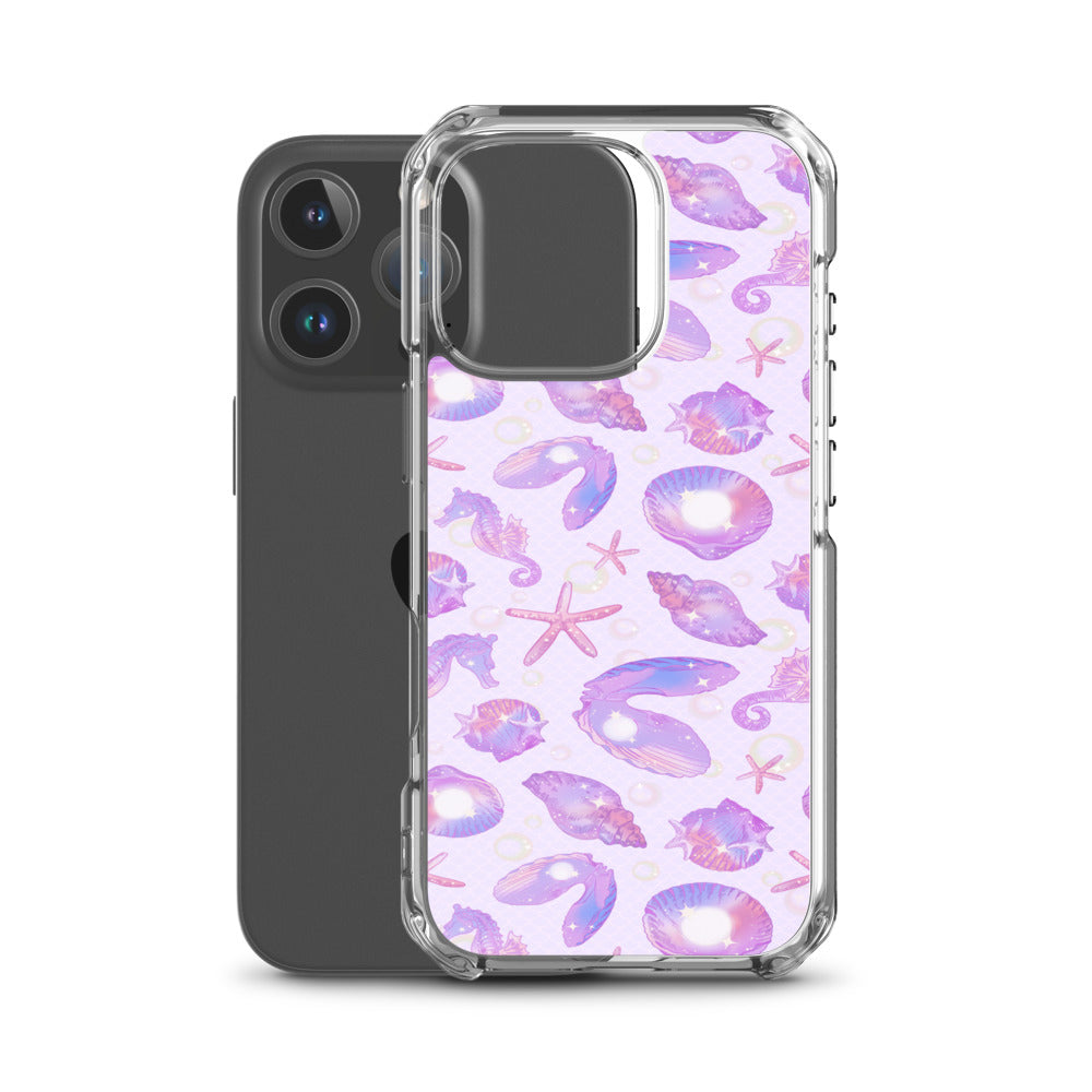 Sea Princess iPhone Clear Case (Pink) - iPhone 16 Pro