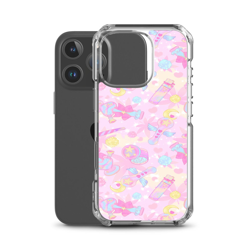 Indica Magica iPhone Clear Case (Pink) - iPhone 16 Pro