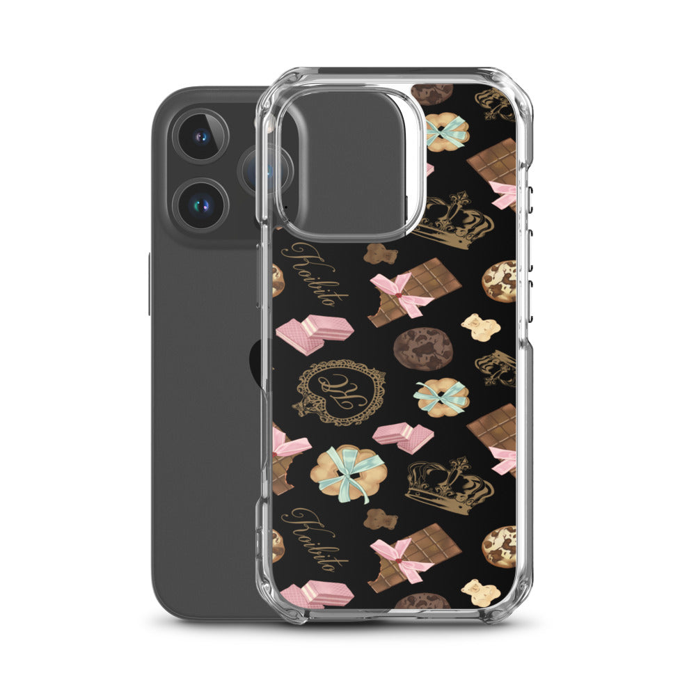 Royal Cookie iPhone Clear Case (Dark Chocolate) - iPhone 16 Pro