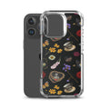 Gothic Tea Time iPhone Clear Case (Black) - iPhone 16 Pro