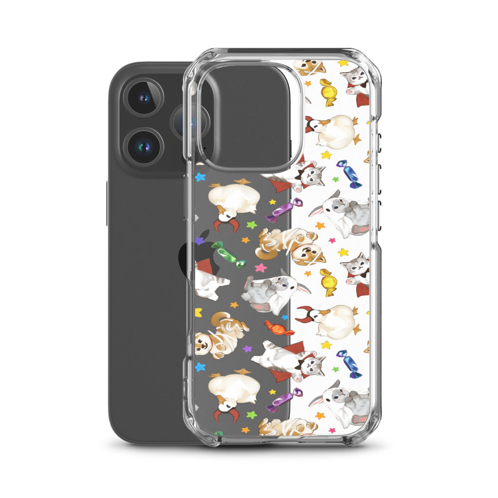 Trick or Treaters iPhone Clear Case (Transparent) - iPhone 16 Pro