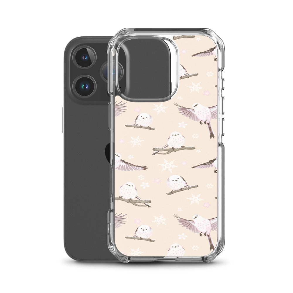 Snow Bird iPhone Clear Case (Cream) - iPhone 16 Pro