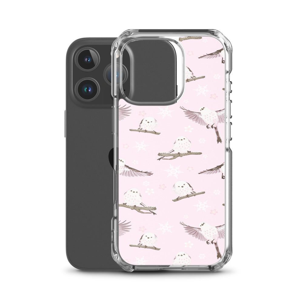 Snow Bird iPhone Clear Case (Pink) - iPhone 16 Pro
