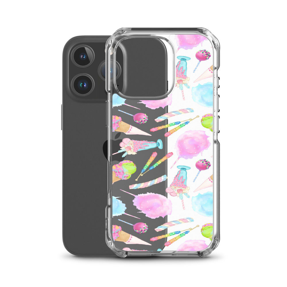 Rainbow Candy iPhone Clear Case (Transparent) - iPhone 16 Pro