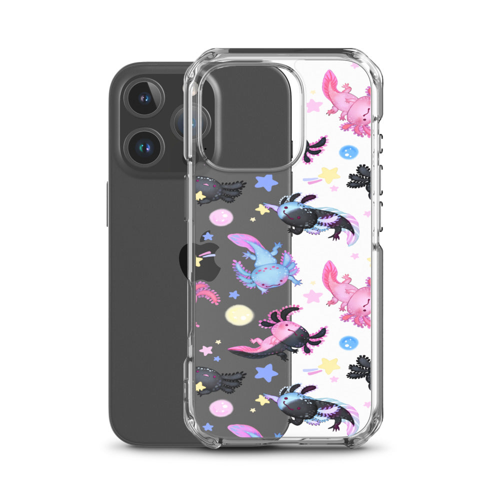 Axolotl iPhone Clear Case (Transparent) - iPhone 16 Pro