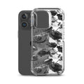 Enchanted Rose (Transparent) iPhone Clear Case (Black) - iPhone 16 Pro