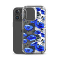 Enchanted Rose (Transparent) iPhone Clear Case (Blue) - iPhone 16 Pro