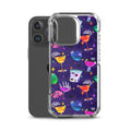 Monster Party iPhone Clear Case (Dark Purple) - iPhone 16 Pro