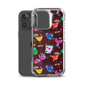 Monster Party iPhone Clear Case (Dark Sienna) - iPhone 16 Pro