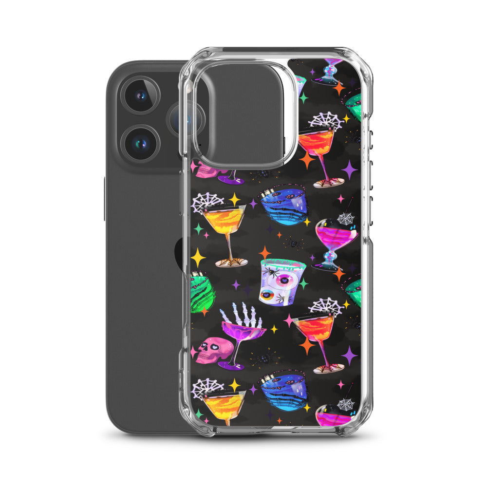 Monster Party iPhone Clear Case (Eerie Black) - iPhone 16 Pro