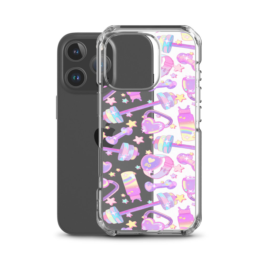 Glitter Gains iPhone Clear Case (Transparent) - iPhone 16 Pro