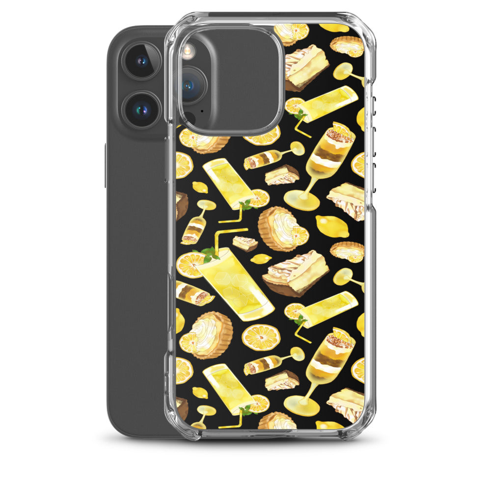 Lemon iPhone Clear Case (Black) - iPhone 16 Pro Max