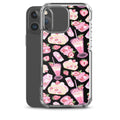 Strawberry iPhone Clear Case (Black) - iPhone 16 Pro Max