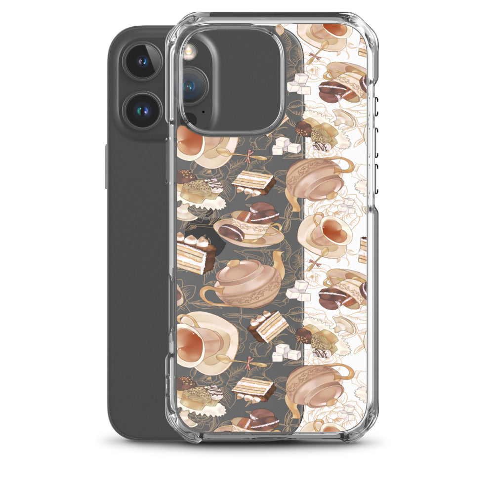 Café iPhone Clear Case (Transparent) - iPhone 16 Pro Max