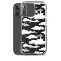 Cloudy Sky iPhone Clear Case (Black) - iPhone 16 Pro Max