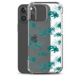 Higanbana iPhone Clear Case (Transparent Teal) - iPhone 16 Pro Max