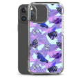 Butterfly iPhone Clear Case (Purple) - iPhone 16 Pro Max