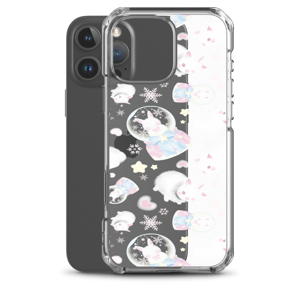 Snow Bunny iPhone Clear Case (Transparent) - iPhone 16 Pro Max
