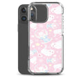 Snow Kitten iPhone Clear Case (Pink) - iPhone 16 Pro Max