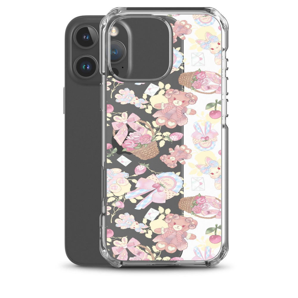 Sweet Teddy iPhone Clear Case (Transparent) - iPhone 16 Pro Max
