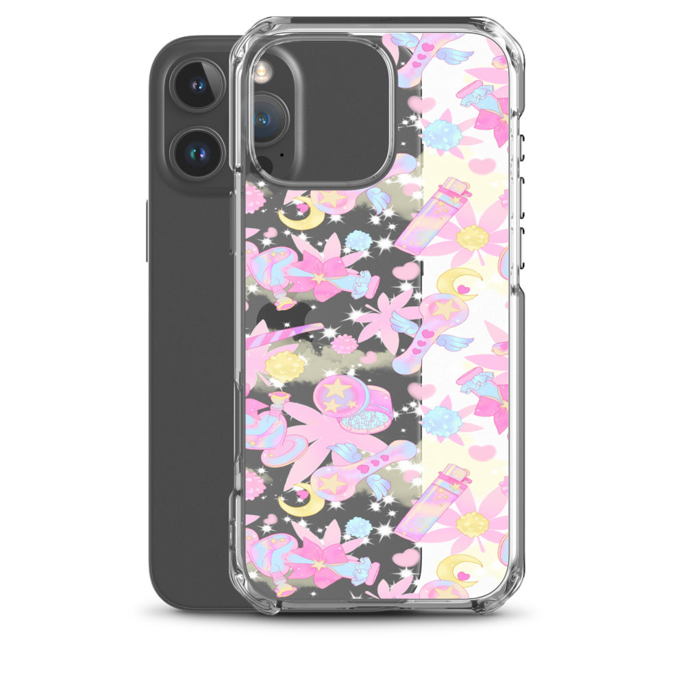 Indica Magica iPhone Clear Case (Transparent Pink) - iPhone 16 Pro Max