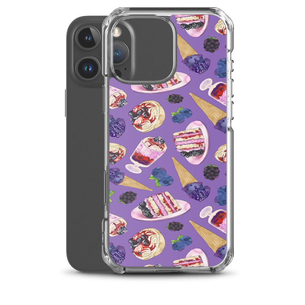 Berry iPhone Clear Case (Purple) - iPhone 16 Pro Max