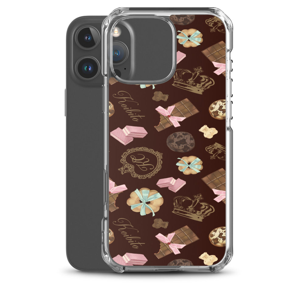 Royal Cookie iPhone Clear Case (Chocolate) - iPhone 16 Pro Max