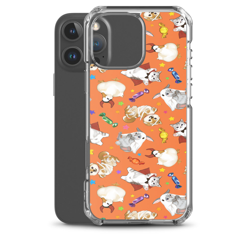 Trick or Treaters iPhone Clear Case (Orange) - iPhone 16 Pro Max