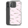Snow Bird iPhone Clear Case (Pink) - iPhone 16 Pro Max