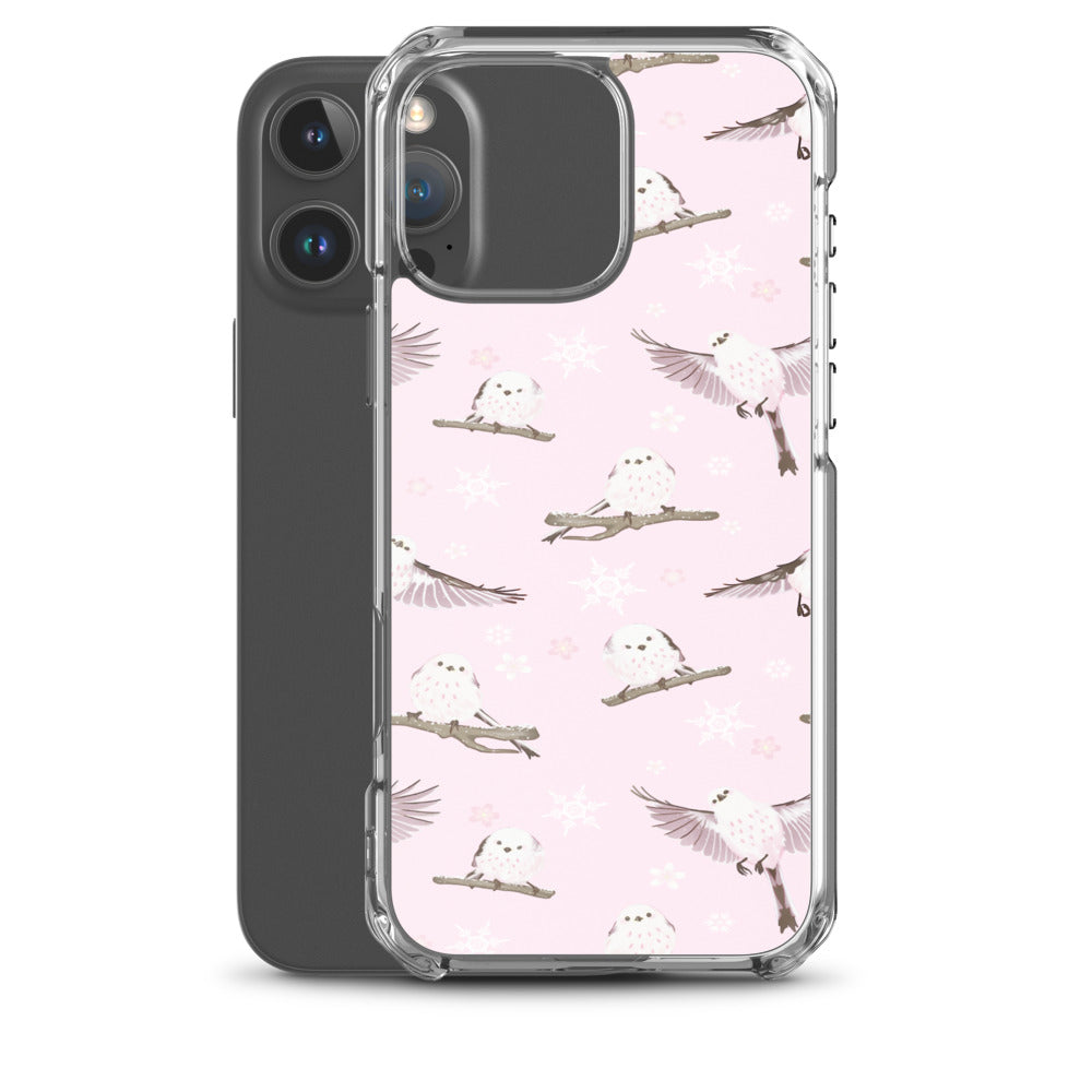 Snow Bird iPhone Clear Case (Pink) - iPhone 16 Pro Max