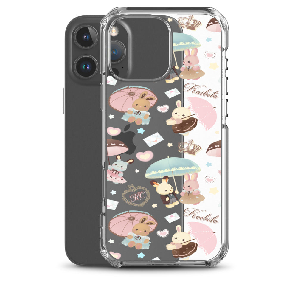 Parasol Bunny iPhone Clear Case (Transparent) - iPhone 16 Pro Max