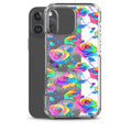 Enchanted Rose (Transparent) iPhone Clear Case (Rainbow) - iPhone 16 Pro Max
