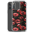 Enchanted Rose iPhone Clear Case (Red) - iPhone 16 Pro Max