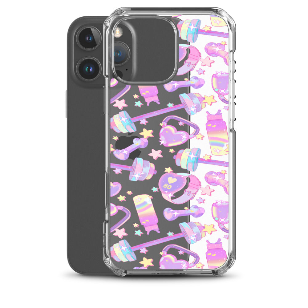 Glitter Gains iPhone Clear Case (Transparent) - iPhone 16 Pro Max