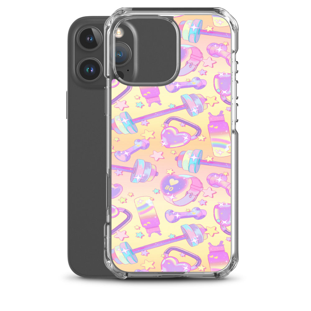 Glitter Gains iPhone Clear Case (Lemon Chiffon) - iPhone 16 Pro Max