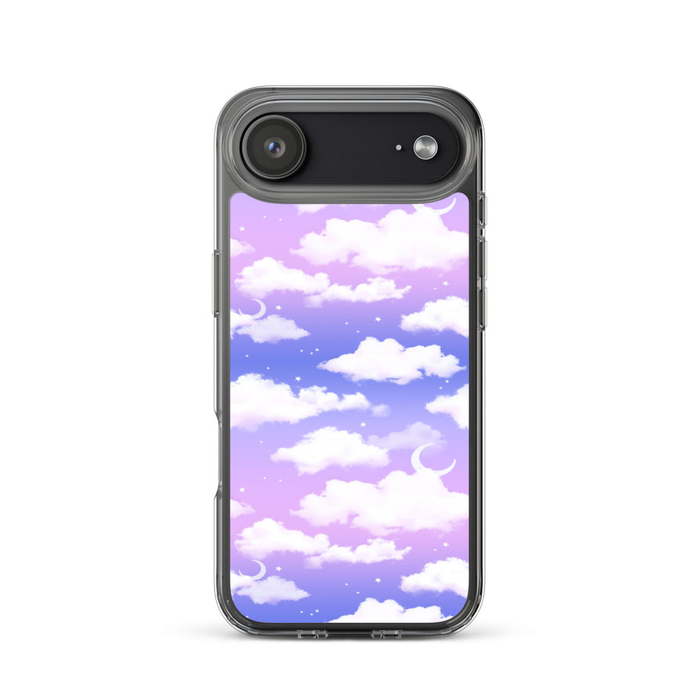Cloudy Sky iPhone Clear Case (Purple Gradient) - iPhone 17 Air