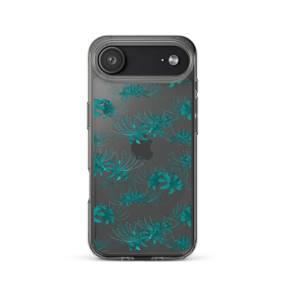 Higanbana iPhone Clear Case (Transparent Teal) - iPhone 17 Air