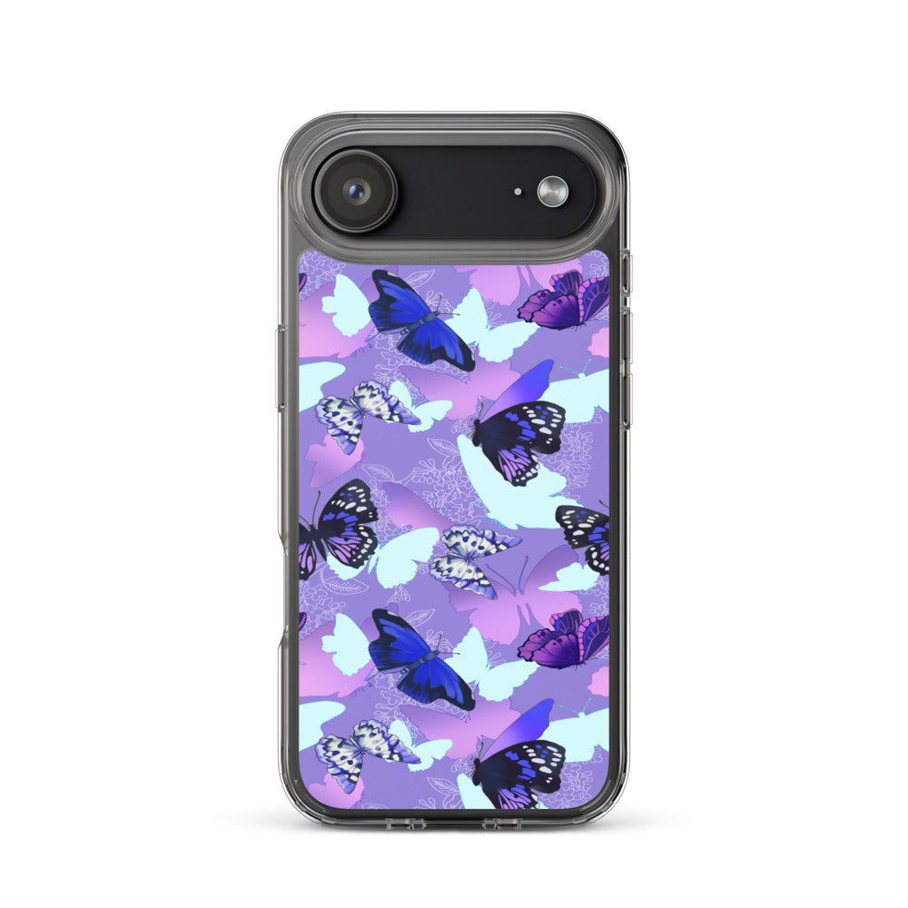 Butterfly iPhone Clear Case (Purple) - iPhone 17 Air