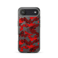 Butterfly iPhone Clear Case (Transparent Crimson) - iPhone 17 Air