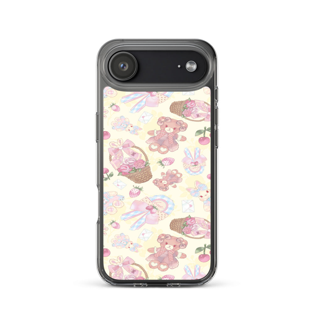 Sweet Teddy iPhone Clear Case (Cream) - iPhone 17 Air
